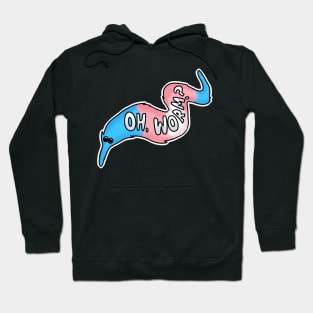 LGBTQ+ Transgender Pride Worm on a String Hoodie